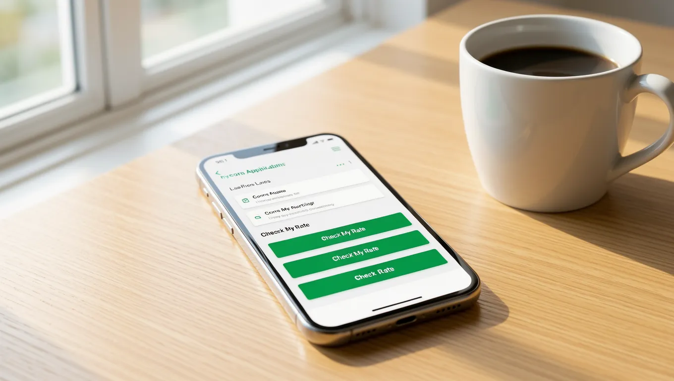 Smartphone showing a financial dashboard for direct lender payday loans in 2026