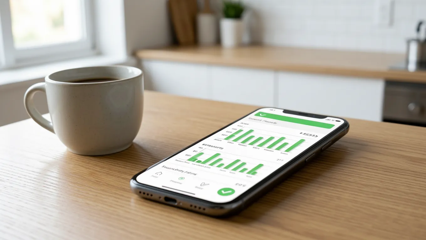 A person reviewing legitimate payday loan options on a digital device in a bright room.