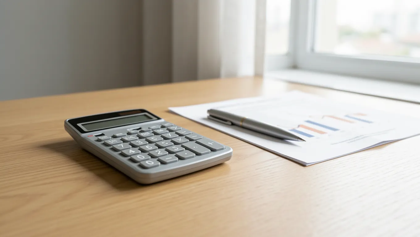 Detailed view of a digital financial dashboard illustrating various loan costs.