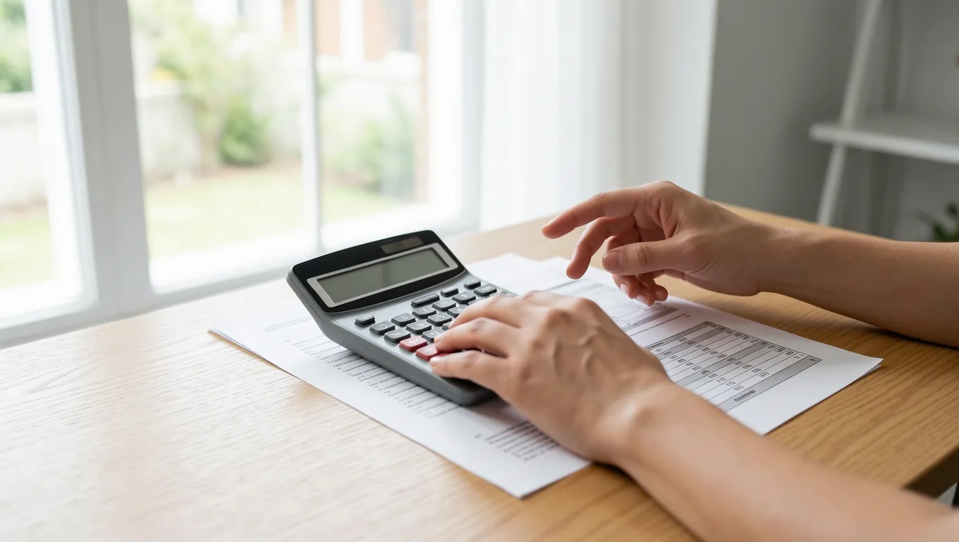 Person reviewing loan documents for responsible lending practices.